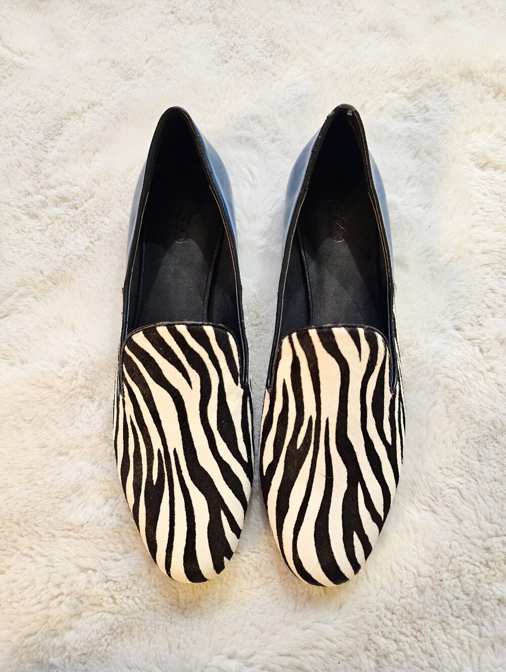 New Logo By Lori Goldstein Leather Meryl Loafers Size 8
